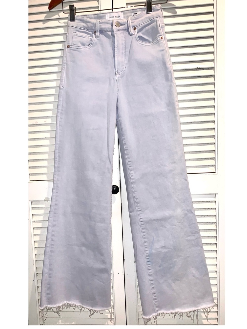 Dear John Fiona High Rise Wide leg light wash Jeans Women’s size 24